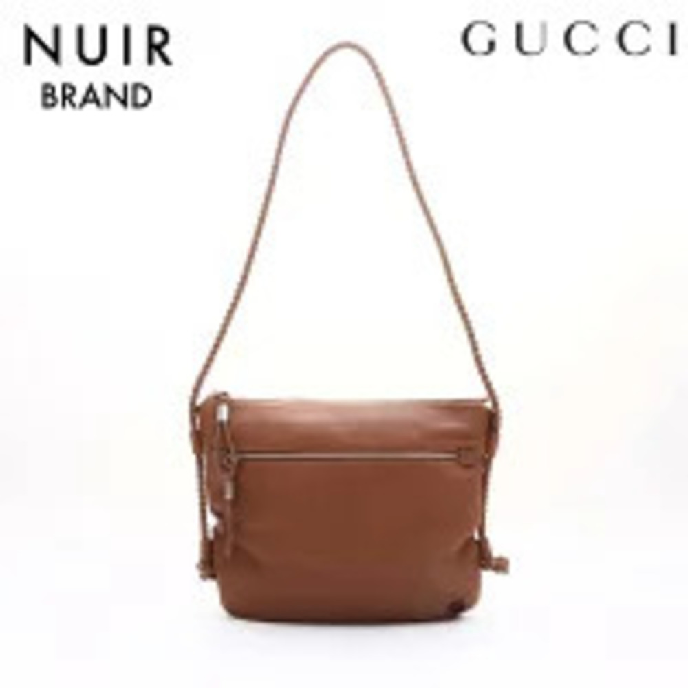 Gucci Chameleon Shoulder Bag Brown